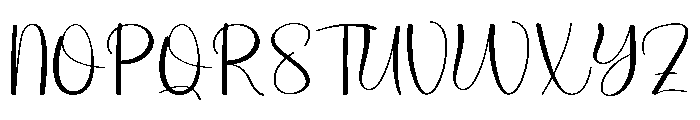Sunny Saturday Font UPPERCASE