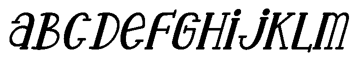 Sunny Scoops Italic FONT