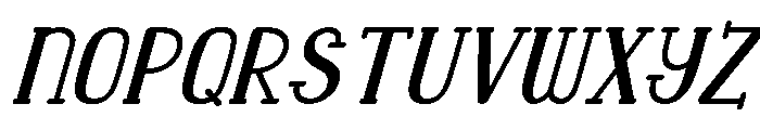 Sunny Scoops Italic Font LOWERCASE