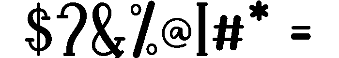Sunny Scoops Font OTHER CHARS