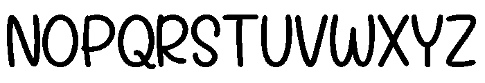 Sunny Scribble Font UPPERCASE