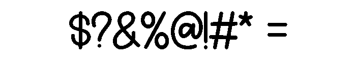 Sunny Season Regular Font OTHER CHARS