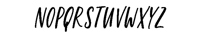 Sunny Sketch Font LOWERCASE
