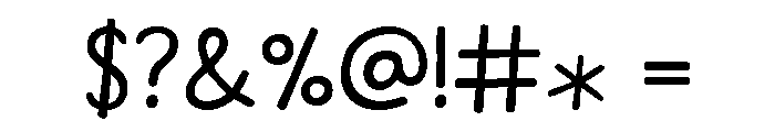 Sunny Smile Regular Font OTHER CHARS