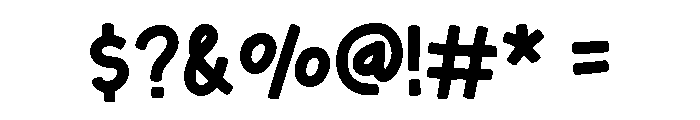 Sunny Smirk Regular Font OTHER CHARS