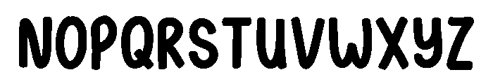 Sunny Smirk Regular Font LOWERCASE