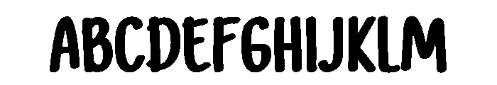 Sunny Squeeze Bold Font UPPERCASE