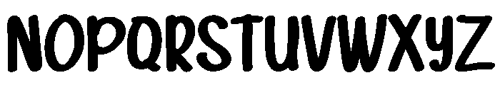 Sunny Squeeze Bold Font UPPERCASE