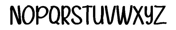 Sunny Squeeze Font UPPERCASE