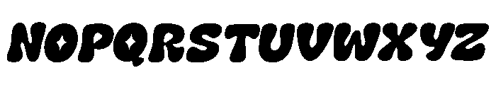 Sunny Star Italic Font UPPERCASE