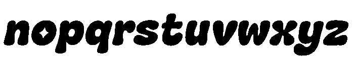 Sunny Star Italic Font LOWERCASE