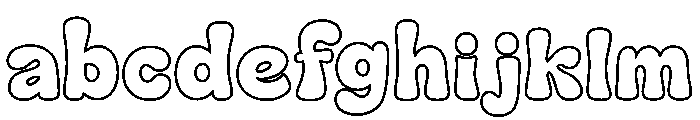 Sunny Star Outline FONT