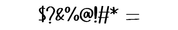 Sunny Tale Font OTHER CHARS