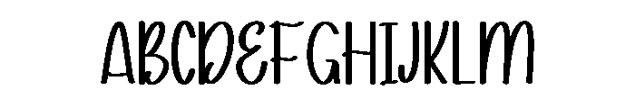Sunny Tale Font UPPERCASE