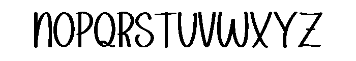 Sunny Tale Font UPPERCASE