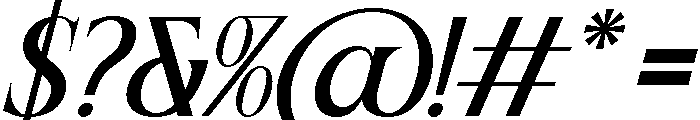 Sunnydew Italic Font OTHER CHARS