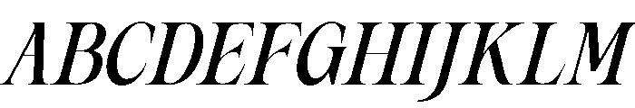 Sunnydew Italic Font UPPERCASE