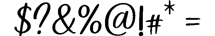 Sunnyline Font OTHER CHARS