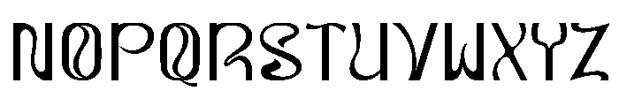 Sunomresub-Regular Font UPPERCASE