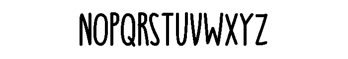 Sunrays Font LOWERCASE