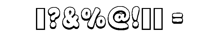Sunrise Orange Regular Font OTHER CHARS