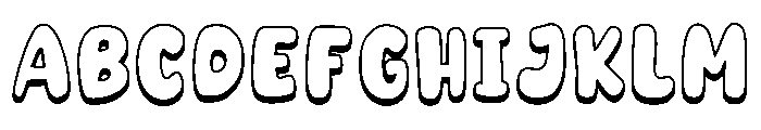 Sunrise Orange Regular Font UPPERCASE