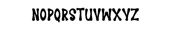 Sunrise Shunsine Font LOWERCASE