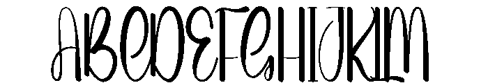 Sunriseday Font UPPERCASE