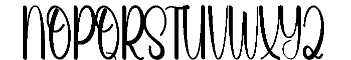 Sunriseday Font UPPERCASE