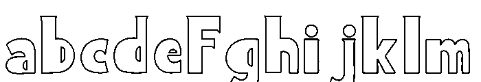 Sunrope Outline FONT