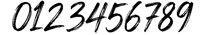 Sunset Brush Regular Font OTHER CHARS