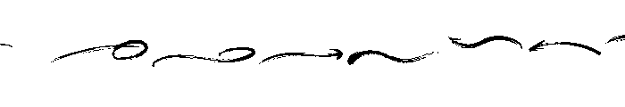 Sunset Brush Swash Font OTHER CHARS