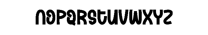 Sunset Evening Font UPPERCASE