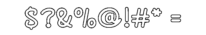 Sunset Land Font OTHER CHARS