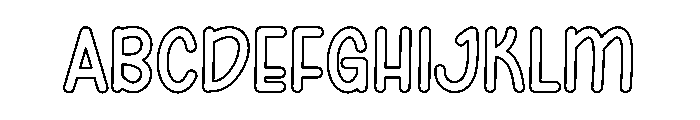 Sunset Land Font UPPERCASE