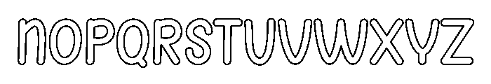Sunset Land Font UPPERCASE