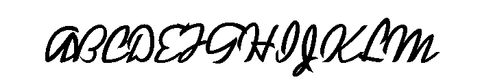 Sunset Marina Font UPPERCASE