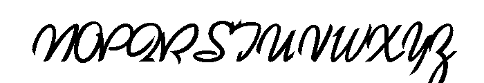 Sunset Marina Font UPPERCASE