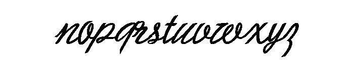 Sunset Marina Font LOWERCASE