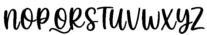 Sunset Paradise Regular Font UPPERCASE