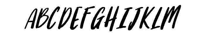 Sunset Quotes Font UPPERCASE