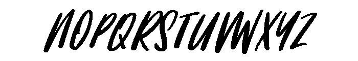 Sunset Quotes Font UPPERCASE
