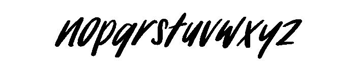 Sunset Quotes Font LOWERCASE