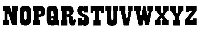Sunset Ranch Regular Font UPPERCASE
