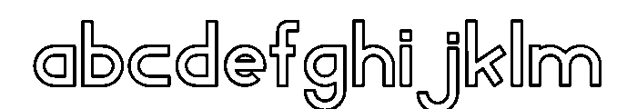Sunset Retro Line Regular FONT