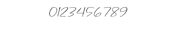 Sunset Rise Italic Font OTHER CHARS