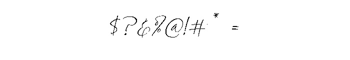 Sunset Rise Italic Font OTHER CHARS