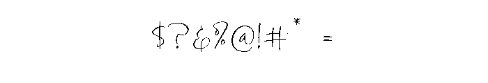 Sunset Rise Font OTHER CHARS