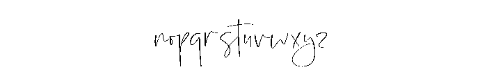 Sunset Rise Font LOWERCASE
