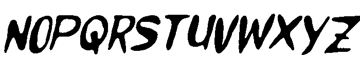 Sunset Shore Italic Font UPPERCASE